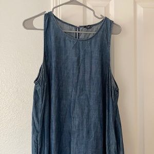 Gap sleeveless A-line dress denim size XL